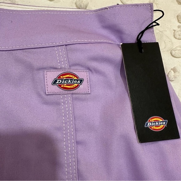 Dickies Whitford Pastel LavenderSlim Skirt with Slit Knee Size 27 - Picture 5 of 6